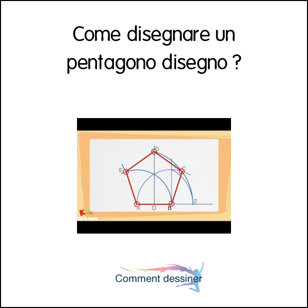 Come disegnare un pentagono disegno